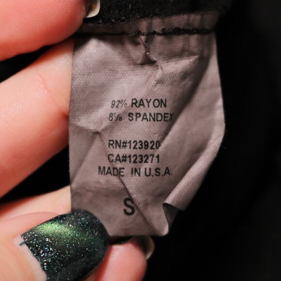 Revolve LAmade Black Open Back High Low Jersey Midi Dress Sleeveless Size S - Picture 8 of 9